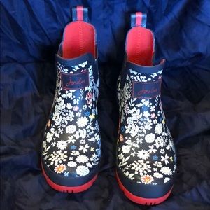 Joules Rainbooties French Navy Ria Ditsy